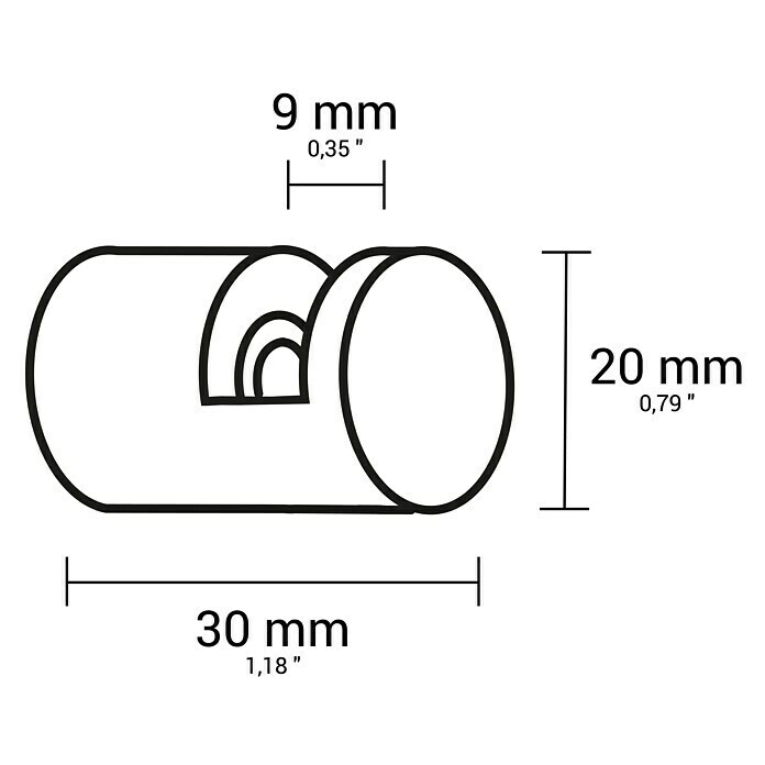 CUCINE Glaspunkthalter4 Stk., Passend für: Cucine Küchenrückwände aus Glas Unknown