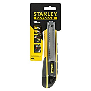 Stanley FatMax Cuttermesser (Klingenbreite: 18 mm, Abbrechklinge, Länge: 180 mm)