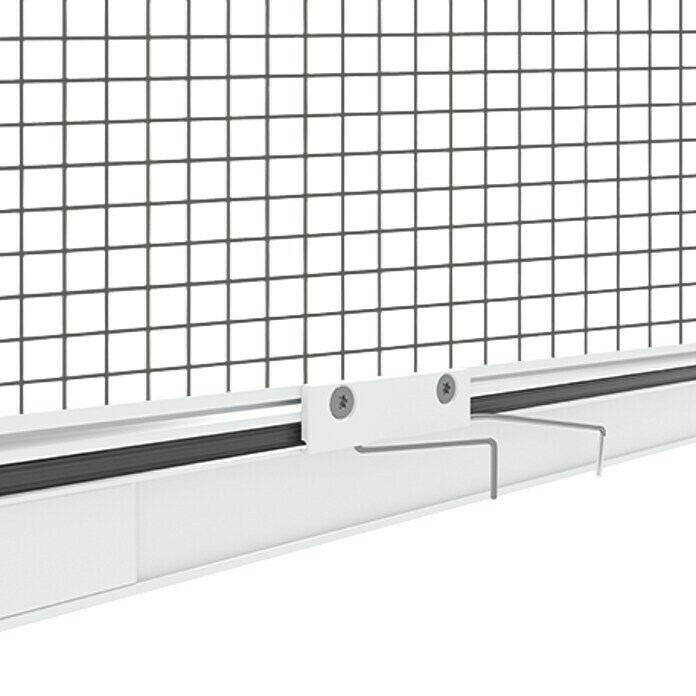 Windhager Insektenschutzfenster Ultra Flat (B x H: 100 x 120 cm, Weiß, Schnellmontagefedern)
