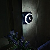 Eurobric 2000 Repelente de animales por ultrasonidos con luz LED (30 m², Negro) | BAUHAUS
