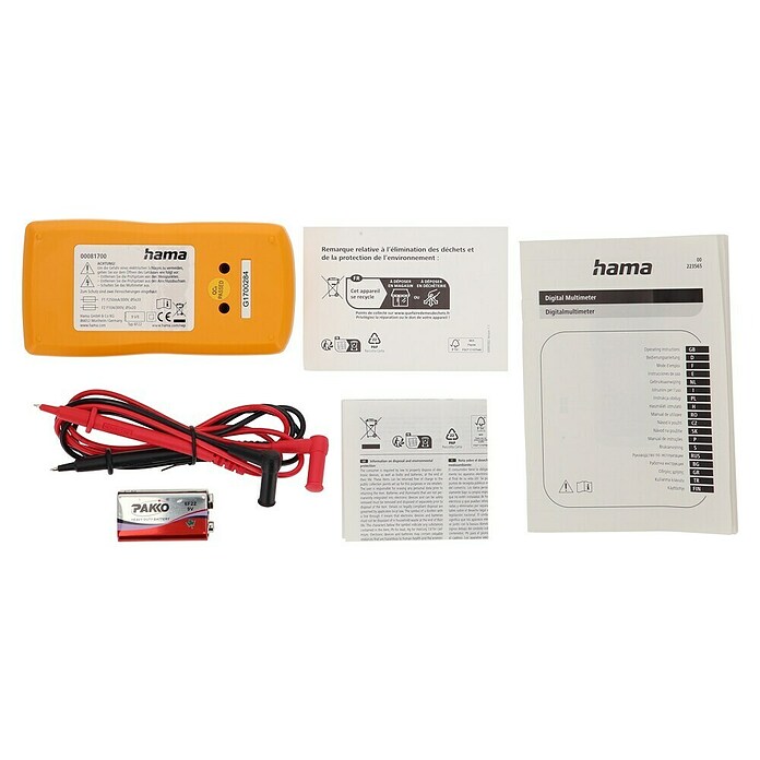 Hama Digital-Multimeter (Messkategorie: CAT III 300 V) | BAUHAUS