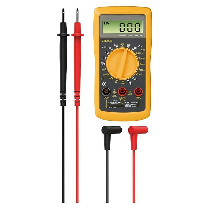 Hama Digital-Multimeter (Messkategorie: CAT III 300 V) | BAUHAUS