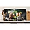 CUCINE Küchenrückwand (Moscow Mule, 80 x 40 cm, Stärke: 6 mm, Einscheibensicherheitsglas (ESG))