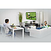Hama Soporte de pared para TV giratorio (Específico para: Diagonal de pantalla 32 - 65