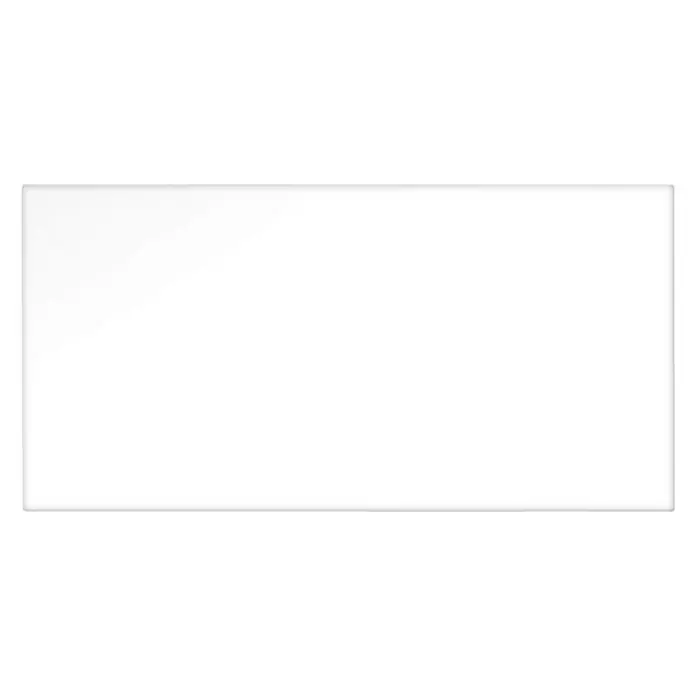 CUCINE Küchenrückwand - Clear, 80 x 40 cm, Stärke: 6 mm, Einscheibensicherheitsglas (ESG) - Ein rechteckiges, weißes Objekt, das eine saubere, minimalistische Ästhetik bietet und sich ideal für verschiedene Anwendungen eignet.