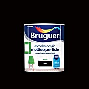 Bruguer Esmalte de color Acrylic Multisuperficie  (Negro, 750 ml, Mate)