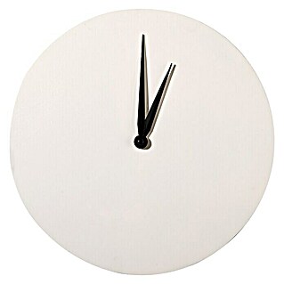 Artemio Reloj de pared redondo (Madera, Diámetro: 30 cm)