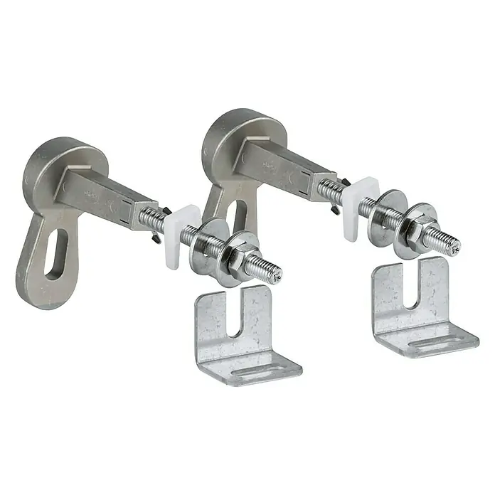 Grohe Rapid SL Wandbefestigung - 2 Stk. - Zwei WC-Befestigungssets aus Metall mit Schrauben, Muttern und Unterlegscheiben, ideal für die sichere Installation von Toiletten.