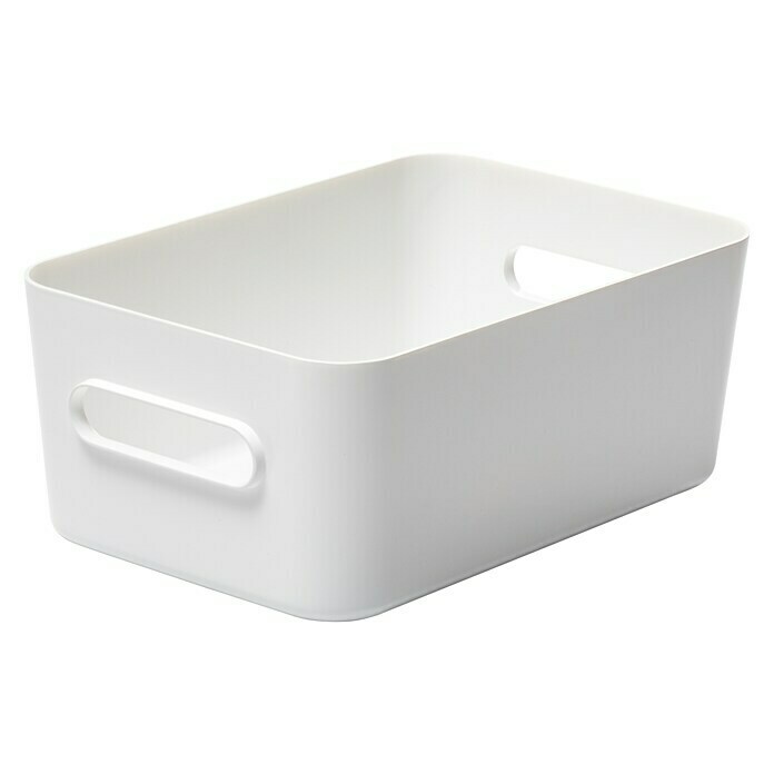 SmartStore Opbergbox Compact (l x b x h: 29,5 x 19,5 x 12 cm, Kunststof, Wit)