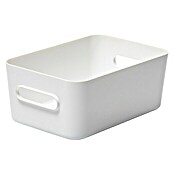 SmartStore Aufbewahrungsbox Compact (L x B x H: 29,5 x 19,5 x 12 cm, Kunststoff, Weiß)