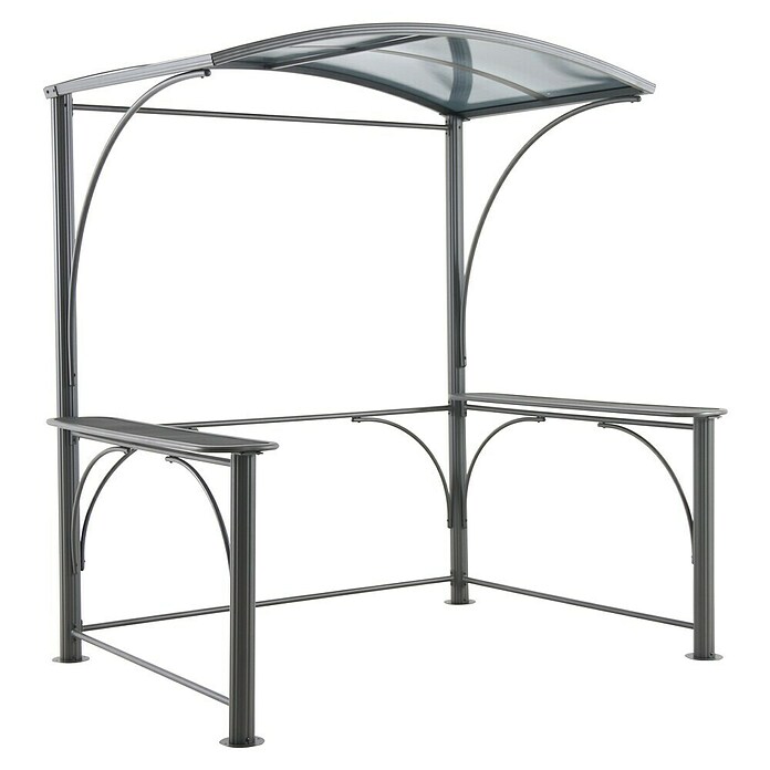 Sunfun Paviljon za žar BBQ  (Š x G: 213 x 150 cm, Barva ogrodja: Antracitne barve, Aluminij) | 8298 - Gartenzelte/Pavillons | ICFA - Sonnenschutz | ICF - Sonnenschutz | IC - Freizeit im Garten | I - Stadtgarten | BAUHAUS
