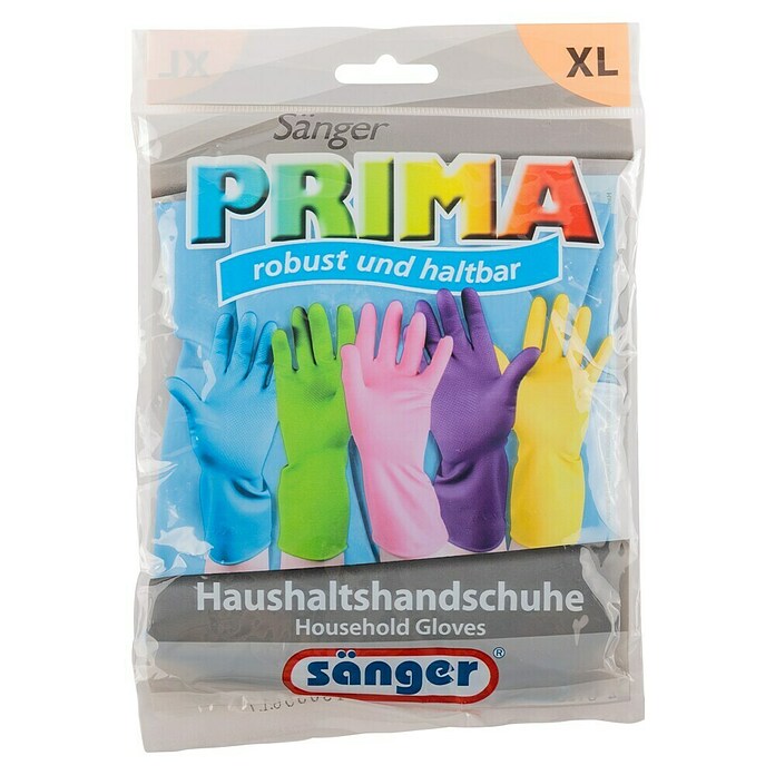 Sänger Haushaltshandschuhe Prima (XL, Stahlblau, Naturlatex) | BAUHAUS