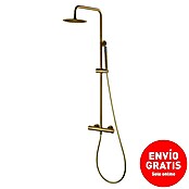 Camargue Natur Sistema de ducha (Con grifo termostático, Oro) | BAUHAUS