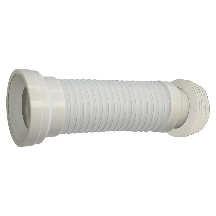 Artysan Pack de WC Inter 2 - Sin borde de descarga, Salida dual, Blanco - Conector de inodoro flexible blanco diseñado para una fácil conexión entre un inodoro y una tubería de desagüe, ideal para reformas.