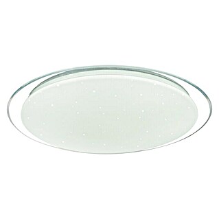 Lavida Plafón LED redondo Pandino (24 W, Ø x Al: 550 mm x 6,5 cm, Blanco, Blanco frío)