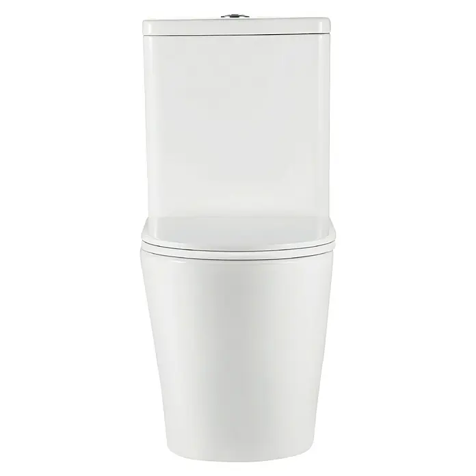 Artysan Pack de WC y bidé Inter 3 - Sin borde de descarga, Salida dual, Blanco - Elegante inodoro blanco. El diseño moderno y la estética limpia lo convierten en un complemento ideal para cualquier baño.