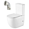 Artysan Pack de WC Inter 3 (Sin borde de descarga, Salida dual, Blanco) | BAUHAUS