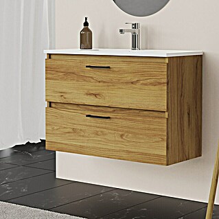 Artysan Conjunto de mueble de baño Palma 2C (Ancho: 80 cm, Roble, 2 pzs.)