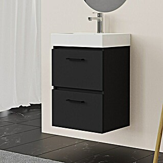 Artysan Conjunto de mueble de baño Palma 2C (Ancho: 45 cm, Negro, 2 pzs.)