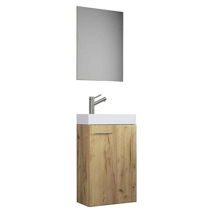 VCM Badmöbel-Set Slito (Gesamtbreite Badmöbel: 41 cm, Honig-Eiche, Matt, 3 -tlg.) | BAUHAUS