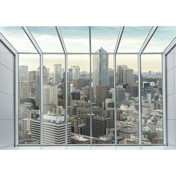 Fototapete Fenster I (368 x 254 cm, Vlies)