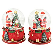 Schneekugel Santa (Rot, Polyresin, 6,5 cm) | BAUHAUS