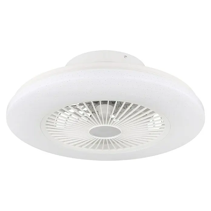 Globo Deckenventilator Travo - 30 W, Durchmesser: 50 cm, Weiß - Deckenventilator mit LED-Beleuchtung. Stilvolles Design mit guter Funktionalität. Sorgt für angenehme Kühlung und Helligkeit im Raum.