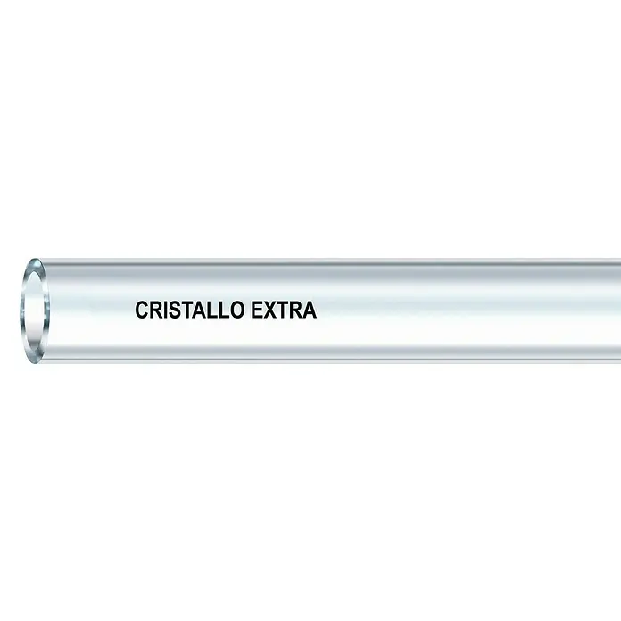 Fitt Manguera de PVC a metros Cristallo Extra - Diámetro: 10 mm - Tubo Cristallo Extra: Transparencia clara para aplicaciones versátiles. Ideal para usar en diversas industrias y en el hogar.