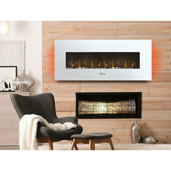 Purline Elektrischer Kamin CHE-505 (2 000 W, Weiß, 11 x 140 x 56 cm) | BAUHAUS