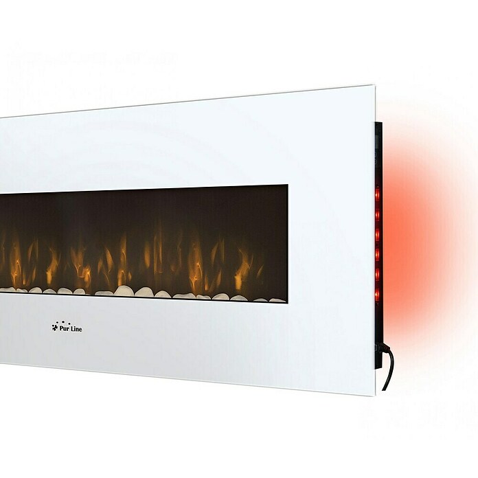 Purline Elektrischer Kamin CHE-505 (2 000 W, Weiß, 11 x 140 x 56 cm) | BAUHAUS
