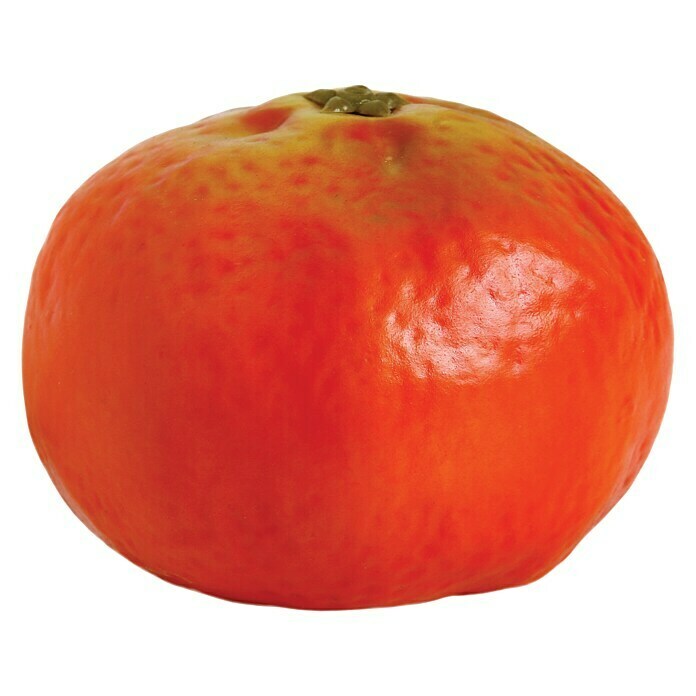 Figura decorativa Mandarina lisa (L x An x Al: 8 x 6,5 x 6,5 cm, Plástico)
