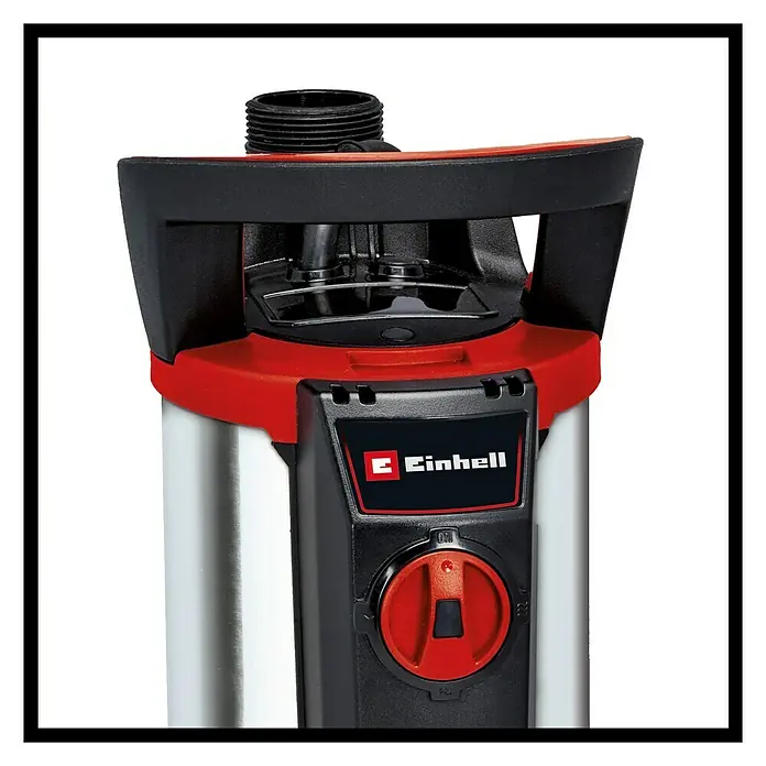 Einhell Schmutzwasserpumpe GE - DP 7935 N-A ECO - 790 kW, Max. Fördermenge: 19.000 l/h, Eintauchtiefe: 7 m - Detailaufnahme einer Einhell Gartenpumpe. Praktische und leistungsstarke Pumpe für Gartenbewässerung und mehr.