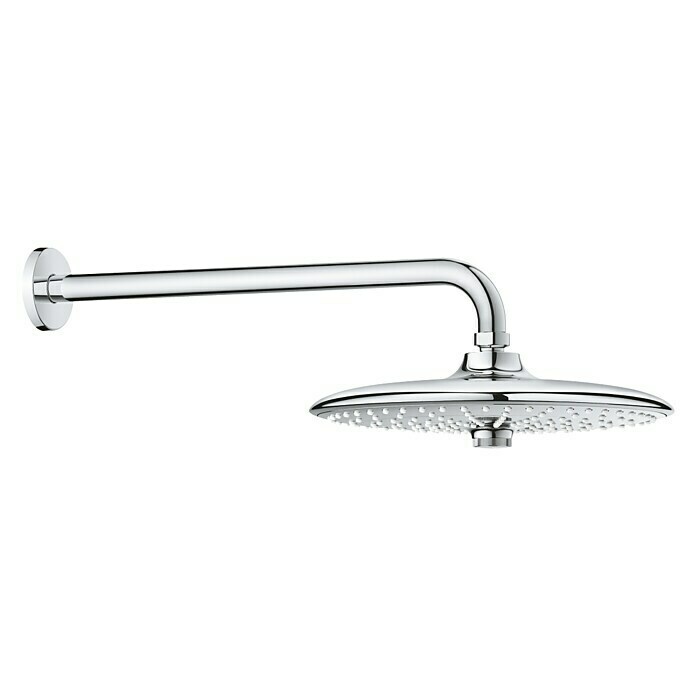 Grohe Euphoria Kopfbrausen-SetDurchmesser: 26 cm, 17 l/min bei 3 bar, Wandmontage, Chrom Front View