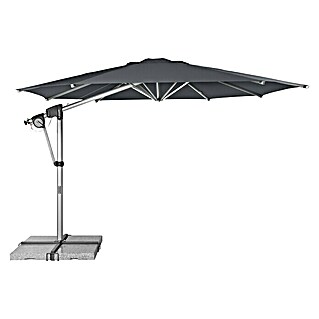 Doppler Protect Schirmbezug Protect (Anthrazit, 400 cm, Passend für: Doppler Schirmgestell Ø 400 cm)