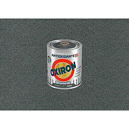 Oxiron Esmalte para metal Antioxidante Eco (Gris acero, 750 ml)