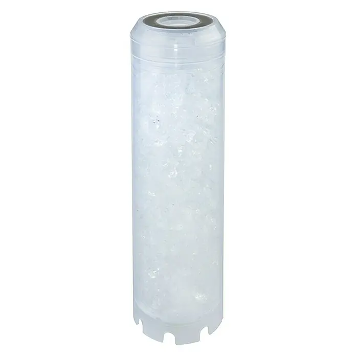 Bb agua Cartucho antical Polifosfatos 10" - Apto para: Filtros de agua - Un filtro de agua transparente lleno de gel de sílice, perfecto para la purificación diaria del agua.