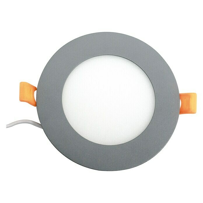 Alverlamp Downlight LED empotrable redondo Aluminio (6 W, Color de luz: Blanco neutro, Ø x Al: 12 x 2 cm, No regulable)