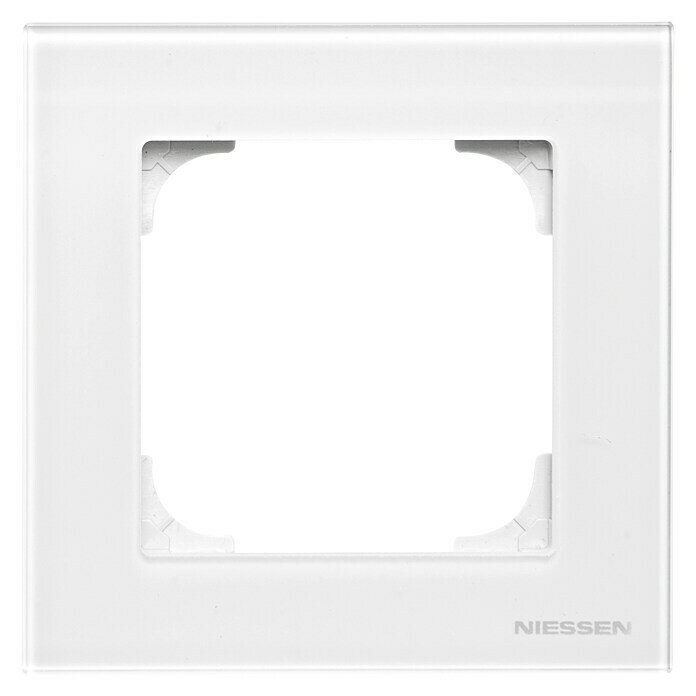 Niessen Sky Marco (Cristal blanco, x 1, Plástico, Montaje en la pared)