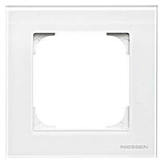 Niessen Sky Marco (Cristal blanco, Modelo de mecanismos: x 1, Plástico)