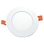 Alverlamp Downlight LED empotrable redondo Blanco (4 W, Color de luz: Blanco frío, Ø x Al: 10,6 x 2 cm, No regulable)