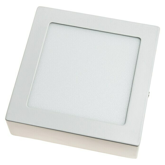 Alverlamp Plafón LED luz cálida (12 W, Blanco, L x An x Al: 17,4 x 17,4 x 4 cm)