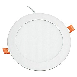 Alverlamp Downlight empotrable LED redondo Blanco (12 W, Ø x Al: 17,2 x 2 cm, Blanco, Blanco neutro)