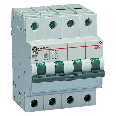 Eaton  Magnetotérmico automático 3P+N