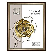 Nielsen Bilderrahmen Ascot (Dunkelbraun/Gold, 18 x 24 cm, Holz)