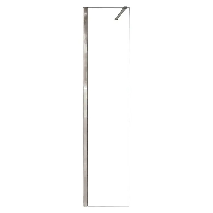 Mampara de ducha fija Antibes - An x Al: 68 x 200 cm, Cromo - La elegante mampara de ducha con marco metálico es un elemento de baño con estilo. Las líneas limpias añaden un toque moderno.