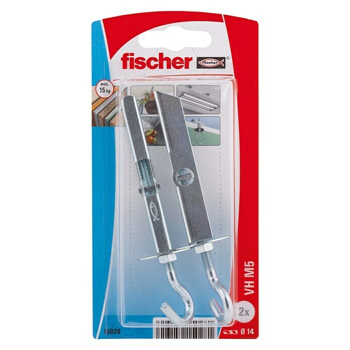 Fischer Duopower Set de tacos y tornillos S DIY (Ø x L: 8 x 40 mm, Nylon,  25 ud.)