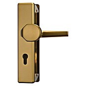 Abus Schutzbeschlag KLT512 (Wohnungsabschlusstür, Bronze, Türstärke: 37 - 47 mm, Knopf außen, Drücker innen)