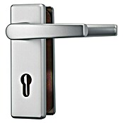 Abus Schutzbeschlag KKT512 (Wohnungsabschlusstür, Aluminium, Türstärke: 37 - 47 mm, Drücker beidseitig)