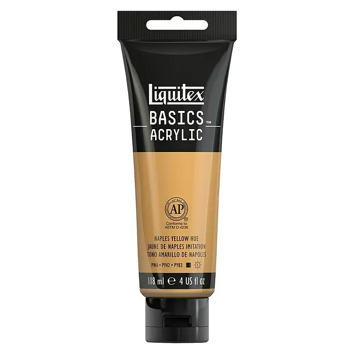 Liquitex Basics AcrylfarbeNeapel Gelb, 118 ml