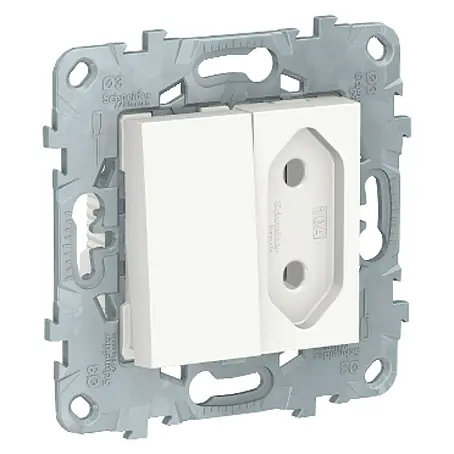 Schneider Electric New Unica Enchufe con conmutador